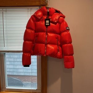 EVIE lustrous light down jacket with hood for ladies